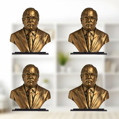 carmetics Dr. Ambedkar 3D Photo Decorative Showpiece  -  10 cm(Plastic, Multicolor)