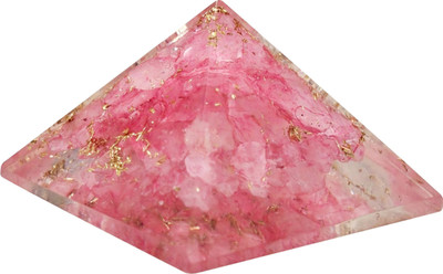 Treemaison Coronating Homes Vastu Crystal Rose Quartz Pyramid | 1.3 Inch (33 MM) | Crystal Pyramid for Vastu Decorative Showpiece  -  3.3 cm(Crystal, Pink)
