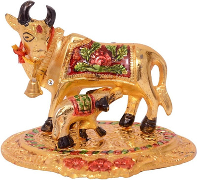 SHRI ASTHA VINAYAK Decorative Showpiece  -  5 cm(Aluminium, Gold)