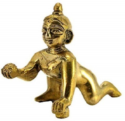 NAVYAKSH Decorative Showpiece  -  7 cm(Metal, Gold)