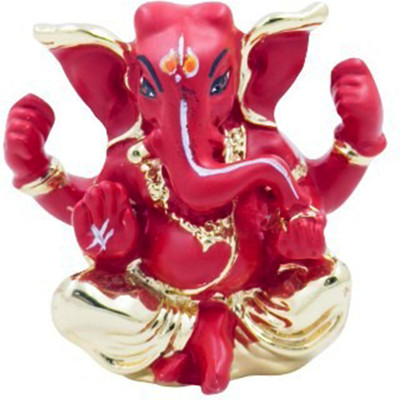 Deep Ganesh Arts Decorative Showpiece  -  5 cm(Polyresin, Red)