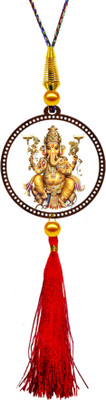 Giftlab Lord Ganesha Ji Hanging for Car & Home Decorative Showpiece 4Y Car Hanging Ornament(Pack of 1)