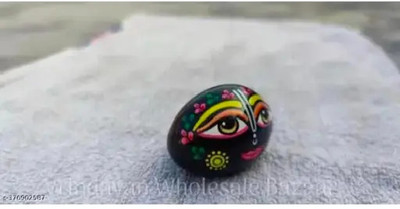 lokmaniji Decorative Showpiece  -  2 cm(Stone, Black)