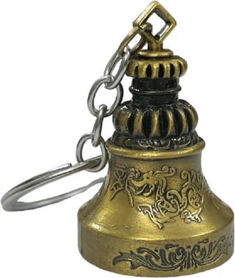 numeroastro Tibetan Bell KeyChain | Guardian Bell Key Chain Decorative Showpiece  -  5 cm(Metal, Multicolor)