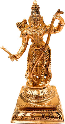 Bhunes Bronze Lord Rama Statue, Ram Idols, Ram Ji Ki Murthi For Home Temple Décor Decorative Showpiece  -  16 cm(Bronze, Gold)