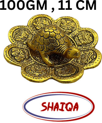 shaiqa Decorative Showpiece  -  3 cm(Aluminium, Metal, Gold)