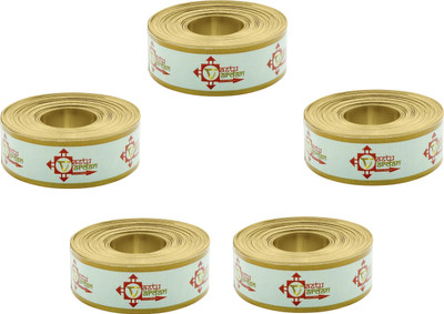 vastu vardan Brass Strip For Vastu Remedy {8 Feet, 12 MM Width, 0.3 MM Thickness} {Pack-5} Decorative Showpiece  -  11 cm(Metal, Gold)