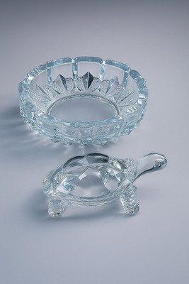 KSB TRADERS Decorative Showpiece  -  6 cm(Crystal, Clear)