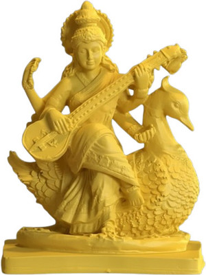 Vinda Crafts Decorative Showpiece  -  9 cm(Polyresin, Yellow)