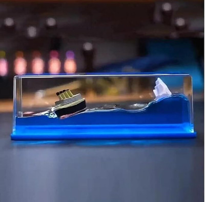 KVVTRADES titanic 95 The outer material is acrylic Paper Weights  with acrylic(Set Of 10, Blue)