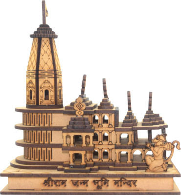 NAVYAKSH Decorative Showpiece  -  9 cm(Wood, Brown)
