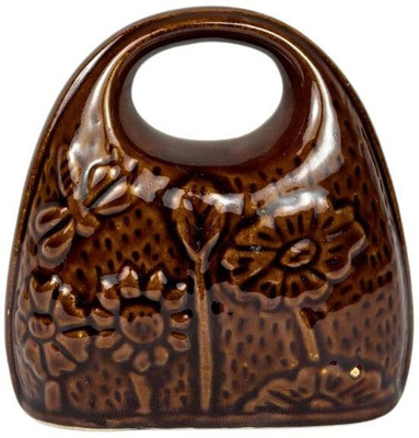 Devlink Decorative Showpiece  -  13 cm(Ceramic, Brown)