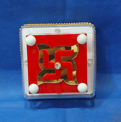 VSP VASTU SAMADHAN VSP VASTU SAMADHAN - 28 SWASTIK for Overcome Negative Energy and PROSPERITY Decorative Showpiece  -  8 cm(Fiber, Multicolor)