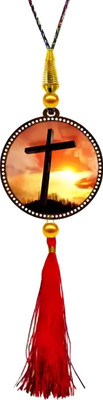 Giftlab Jesus Christ Decorative Showpiece Car Hanging Car Hanging Ornament(Pack of 1)