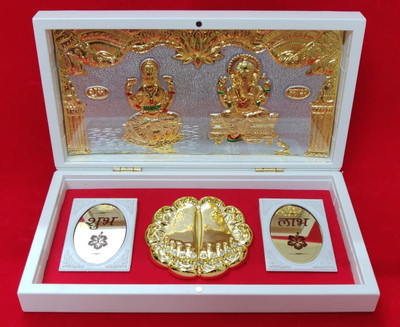 Mantrasouvenir Decorative Showpiece  -  4 cm(Wood, White)
