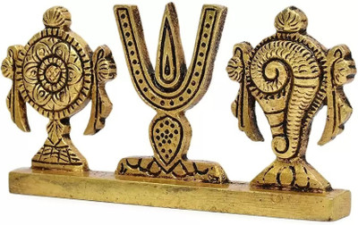SHRI ASTHA VINAYAK Decorative Showpiece  -  5 cm(Metal, Gold)