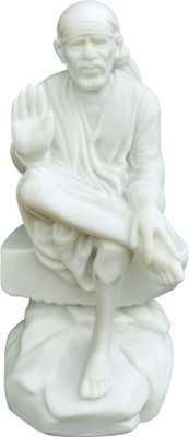 Saichha Gifts Decorative Showpiece  -  12 cm(Marble, White)