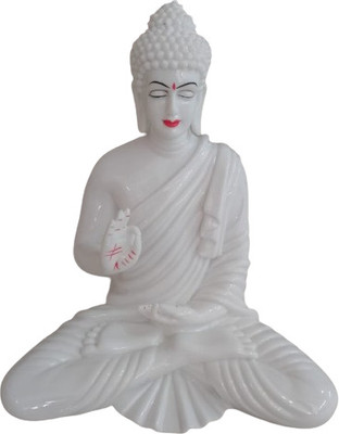 ARBUDA HANDICRAFTS Decorative Showpiece  -  38 cm(Polyresin, White)