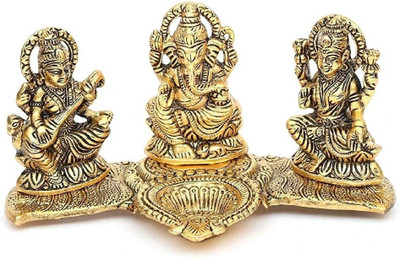 VALUE CRAFTS Decorative Showpiece  -  13.8 cm(Aluminium, Gold)