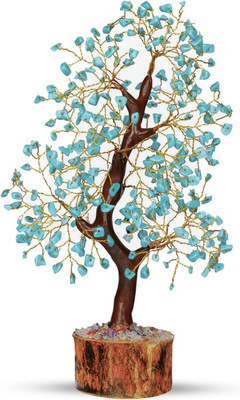 VIBESLE Decorative Showpiece  -  25 cm(Stone, Blue)