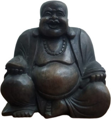 Rk Associate Decorative Showpiece  -  14 cm(Wood, Black)