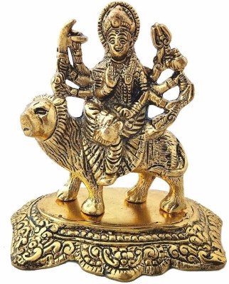 Neo Classic durga mata Decorative Showpiece  -  15 cm(Aluminium, Gold)