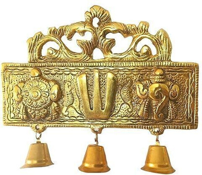 SHRI ASTHA VINAYAK Decorative Showpiece  -  10 cm(Metal, Gold)