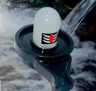 KK Galaxy water sensor shivling (pack of 2 ) with led light Decorative Showpiece  -  7 cm(Plastic, Multicolor)