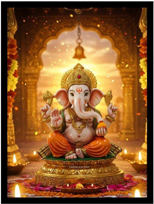 framofyy Decorative Showpiece  -  30 cm(Wood, Black)