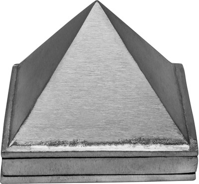 vastu vardan Vastu 3 Layer Lead Pyramid / Multi-Layer Pyramid And Vastu Remedy ( Pack of 1) Decorative Showpiece  -  7.5 cm(Metal, Grey)