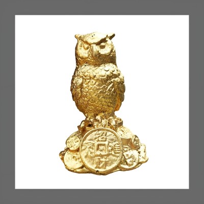 Auspicious Assets Decorative Showpiece  -  10 cm(Ceramic, Gold)
