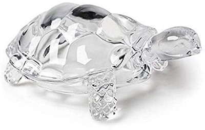 AK ULTIMATE Crystal tortoise001 Decorative Showpiece  -  3 cm(Crystal, Clear)