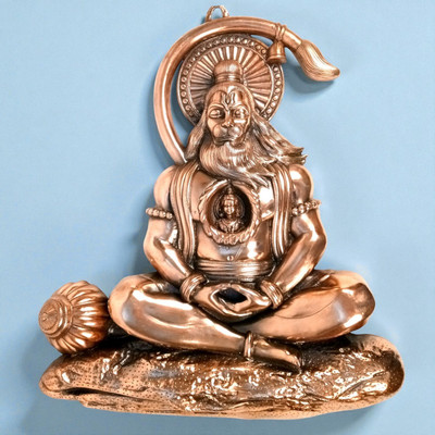 Apkamart Big Religious Wall Art for Home, Temple & Living Room Decor Decorative Showpiece  -  79 cm(Metal, Copper)