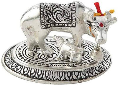 SHRI ASTHA VINAYAK Decorative Showpiece  -  10 cm(Brass, Silver)