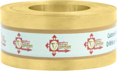 vastu vardan Vastu Brass Metal Strip (Length 50 FEET, Width 25mm, Thickness 0.2mm) Decorative Showpiece  -  0.1 cm(Aluminium, Yellow)