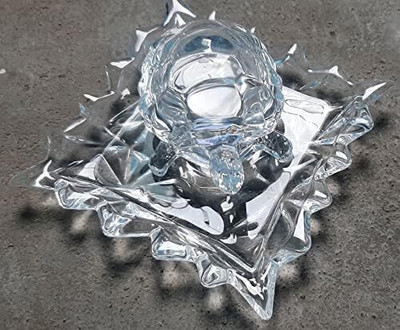 SBBCO Turtle showpiece for home decoration| Vastu Yantra | Lucky Crystal Decorative Showpiece  -  1 cm(Crystal, White)
