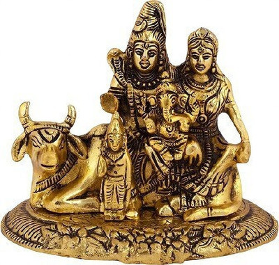 anil job works Decorative Showpiece  -  15 cm(Metal, Gold)