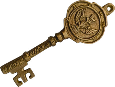AHD Antiques Antique Brass Key Decorative Showpiece  -  4 cm(Brass, Gold)