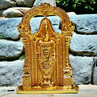 Shiv Jagdamba Automobile Showpiece Decorative Showpiece  -  3.5 cm(Metal, Gold)