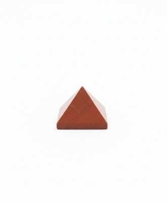 Stubbon Red Jasper Stone Pyramid – Energy Stone for Stability & Spiritual Protection Decorative Showpiece  -  1.5 cm(Crystal, Red)