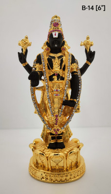 statue manufacturer Decorative Showpiece  -  15 cm(Resin, Gold)