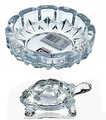 SHRI ASTHA VINAYAK Decorative Showpiece  -  11 cm(Crystal, Clear)