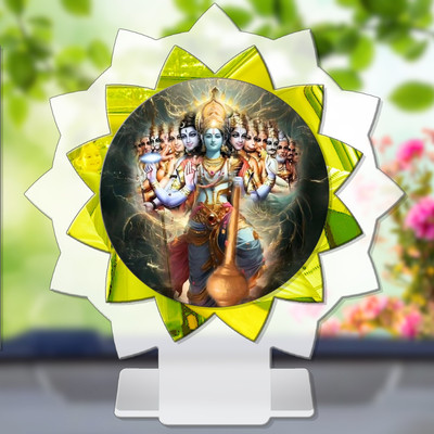 SANBIA Krishna Govinda Gopal Madhusudana Kanha Car Dashboard Idol Decorative Showpiece  -  11 cm(Plastic, Multicolor)