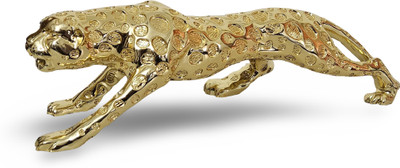 Ninishia Retail GOLDEN JAGUAR 54CMS Decorative Showpiece  -  15 cm(Resin, Gold)