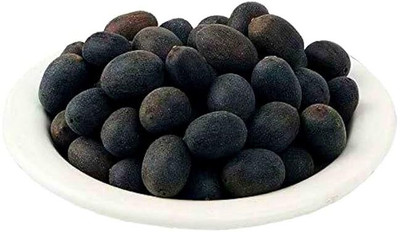 Astro ASTRO-D Raw Lotus Tamara Ginjalu Makhana Seed Gatta for Pooja (Grey) - 108 pc Decorative Showpiece  -  10 cm(Clay, Black)