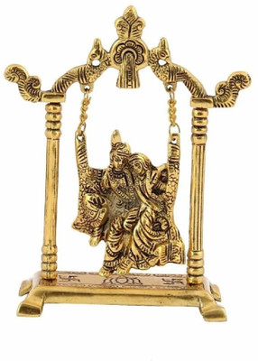 SHRI ASTHA VINAYAK Decorative Showpiece  -  20 cm(Brass, Gold)