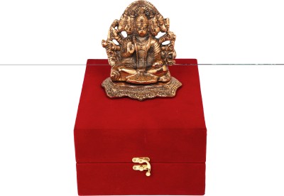 RKONECT Copper Plated Metal Punchmukhi Hanuman Idol Murti For Home Decor Decorative Showpiece  -  24 cm(Metal, Copper)