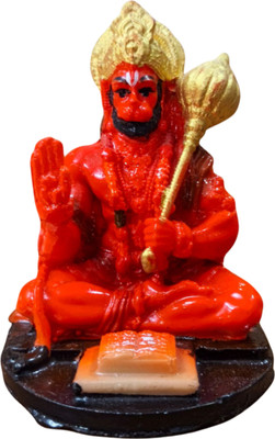 SHREE SHYAM HANDICRAFTS Decorative Showpiece  -  8 cm(Polyresin, Orange)