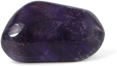 VIBESLE Natural Amethyst Tumble Stone Raw Rough Stone Tumbled Pack of Single 1 pc Purple Decorative Showpiece  -  5 cm(Stone, Crystal, Purple)