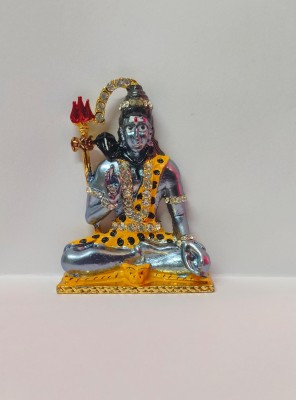DVA PURVIK VASTU FENGSHUI Stone HANDICRAFTS Gifts Idols Collection Lord Shiva Car Decorative Showpiece  -  7 cm(Brass, Multicolor)